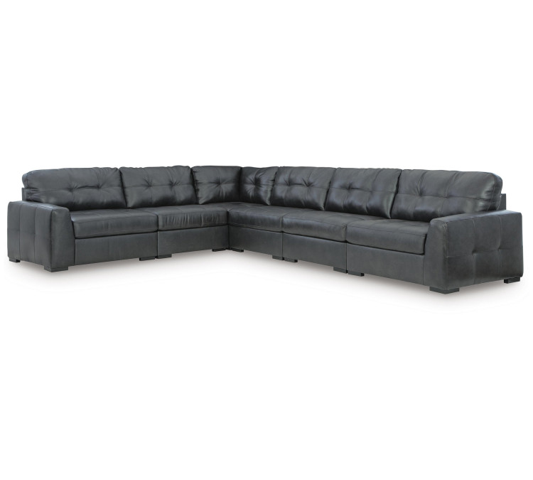 Brindley Pier 6-Piece Sectional - Fog