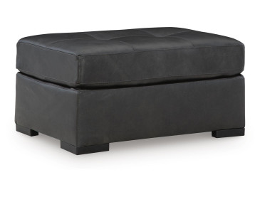 Brindley Pier Oversized Accent Ottoman - Fog