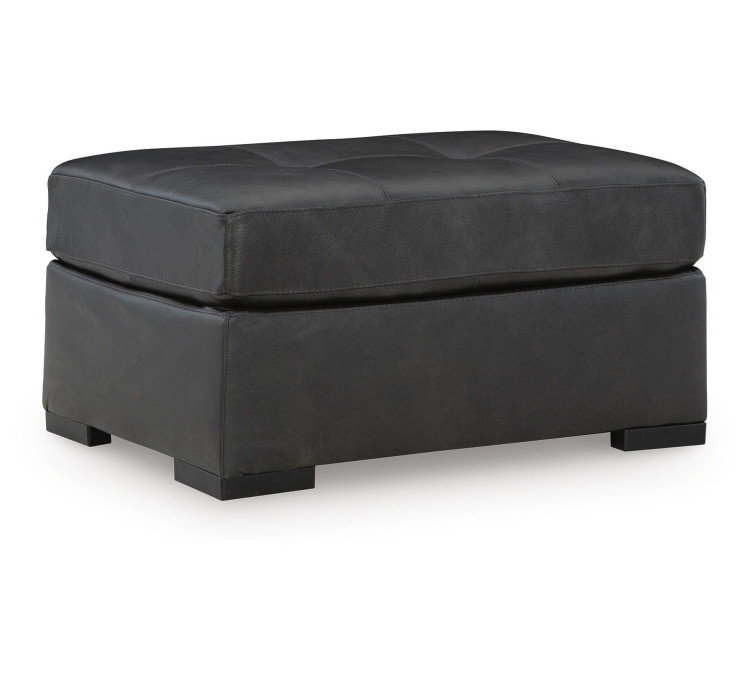 Brindley Pier Oversized Accent Ottoman - Fog