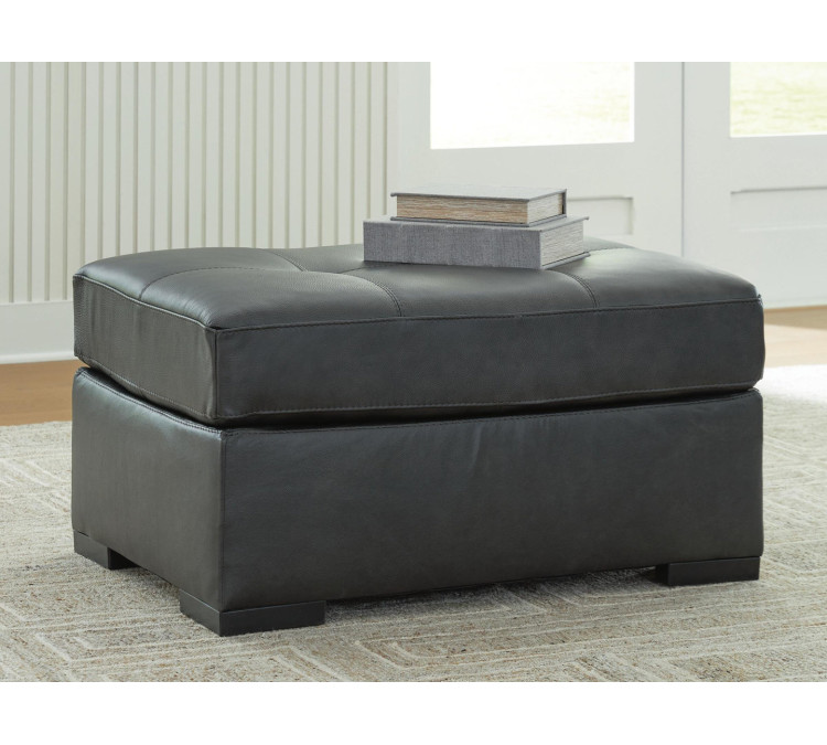 Brindley Pier Oversized Accent Ottoman - Fog