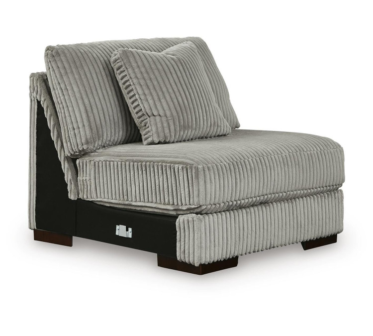Lindyn 4-Piece Sectional with Chaise - Fog