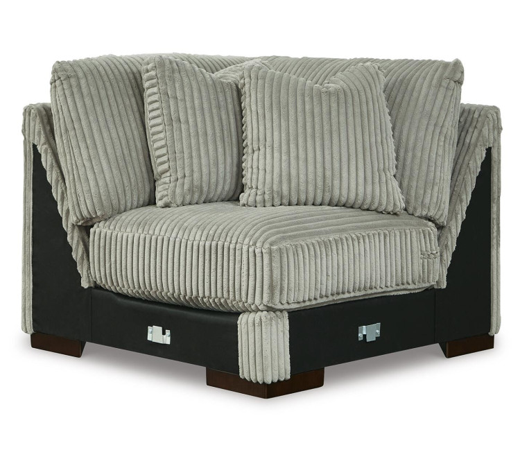 Lindyn 4-Piece Sectional with Chaise - Fog