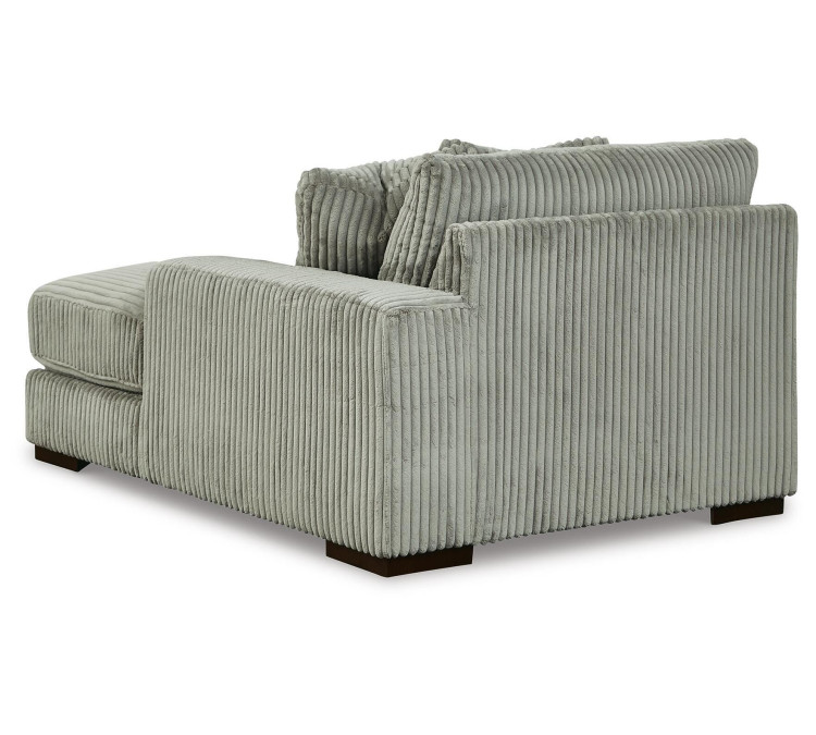 Lindyn 4-Piece Sectional with Double Chaise - Fog