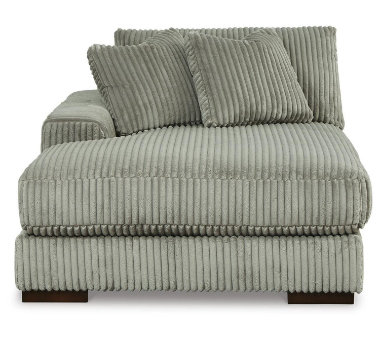 Lindyn 4-Piece Sectional with Double Chaise - Fog