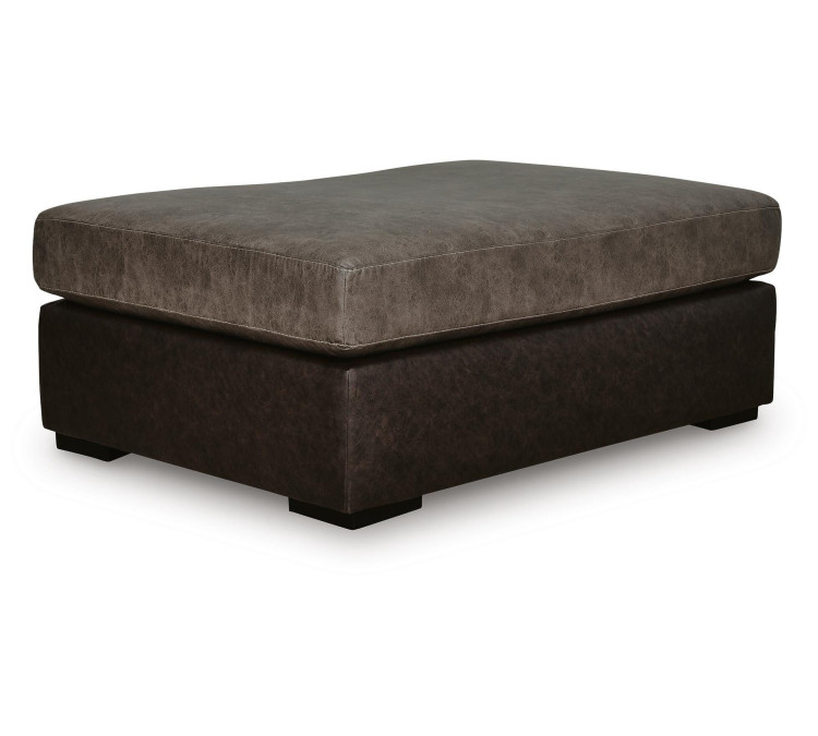 Baltic-Park Oversized Accent Ottoman - Fossil