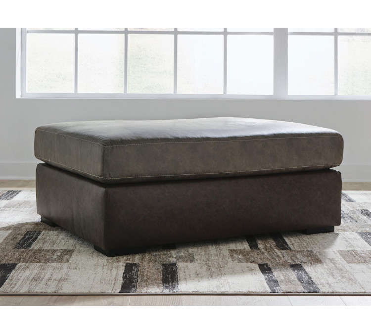 Baltic-Park Oversized Accent Ottoman - Fossil
