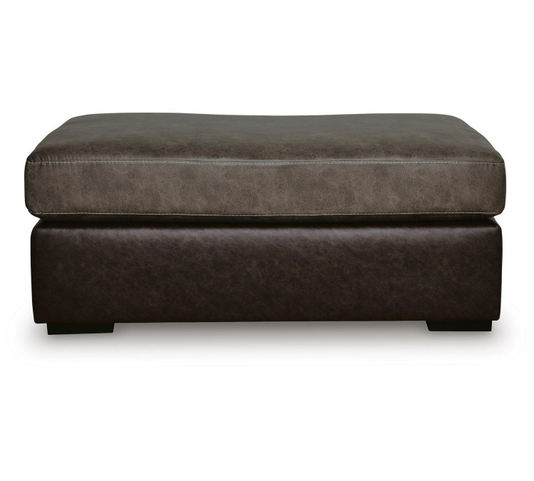Baltic-Park Oversized Accent Ottoman - Fossil