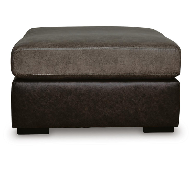 Baltic-Park Oversized Accent Ottoman - Fossil