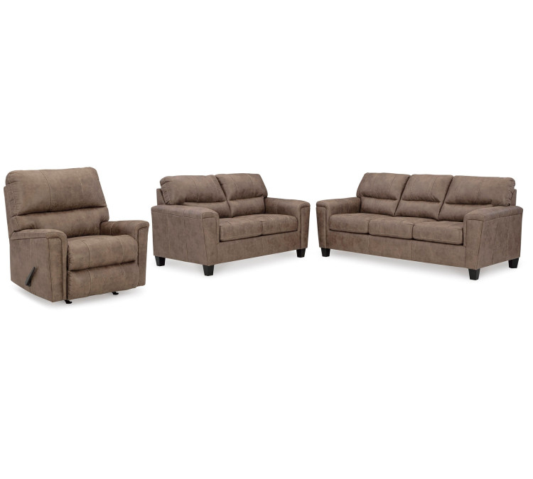Navi Sofa, Loveseat and Recliner - Fossil
