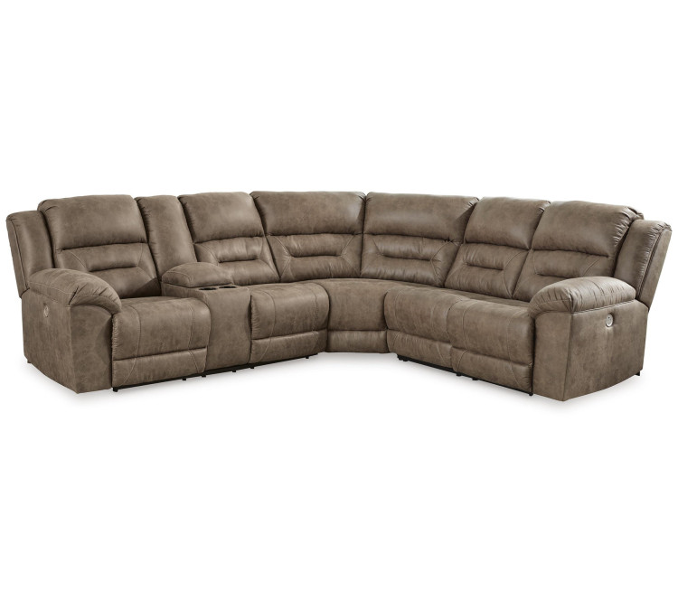 Ravenel 3-Piece Power Reclining Sectional - Fossil