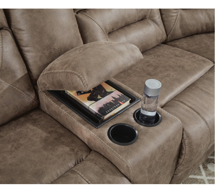 Ravenel 4-Piece Power Reclining Sectional - Fossil