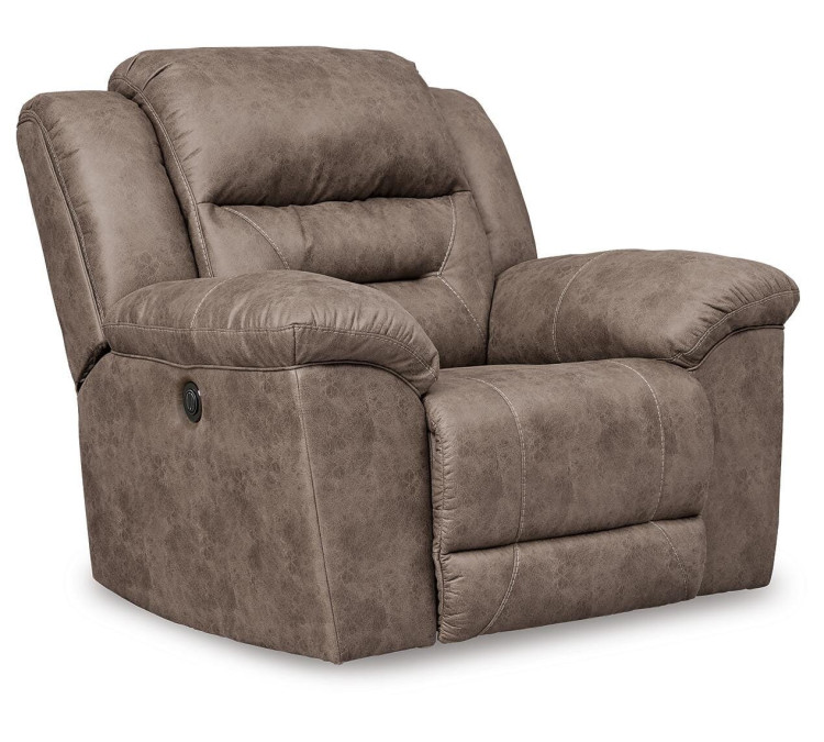 Stoneland Power Recliner - Fossil