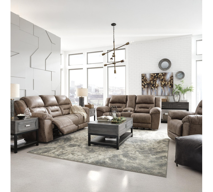 Stoneland Reclining Sofa - Fossil