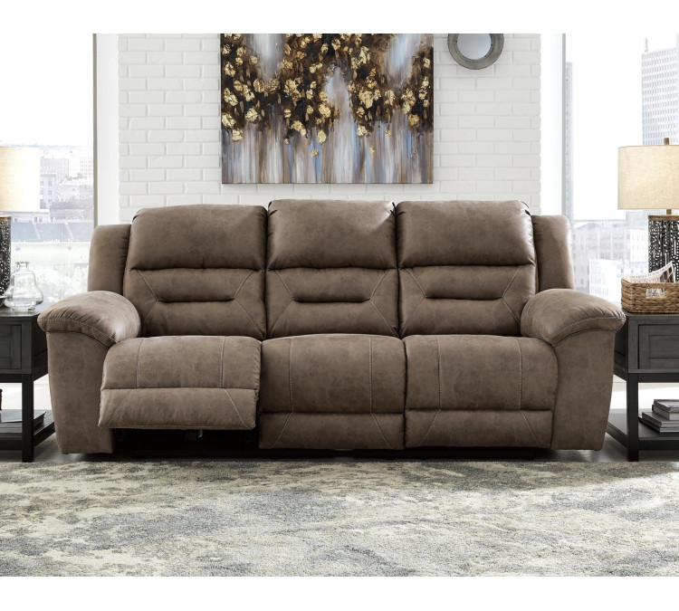 Stoneland Sofa, Loveseat and Recliner - Fossil
