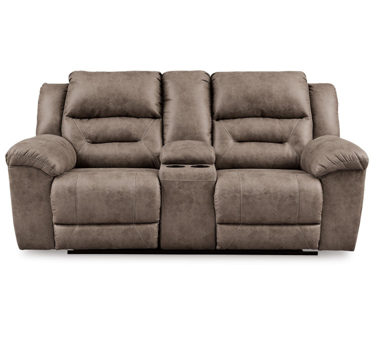 Stoneland Sofa, Loveseat and Recliner - Fossil