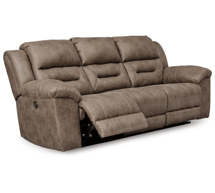 Stoneland Sofa, Loveseat and Recliner - Fossil