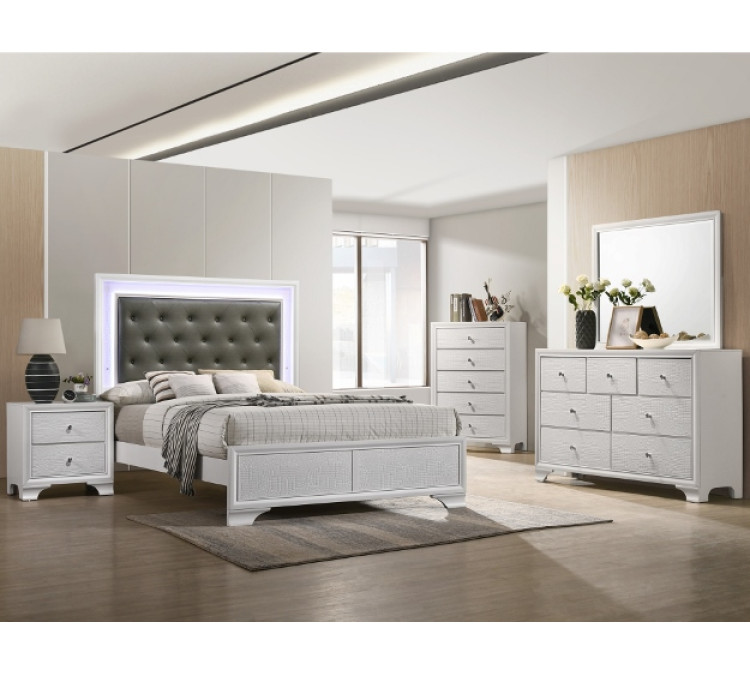LYSSA BEDROOM - QUEEN / Frost
