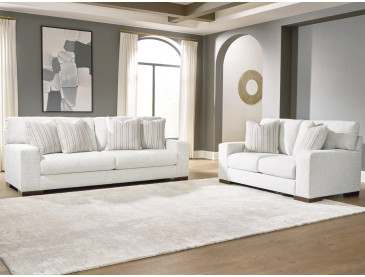 Hartside Sofa and Loveseat - Frosted