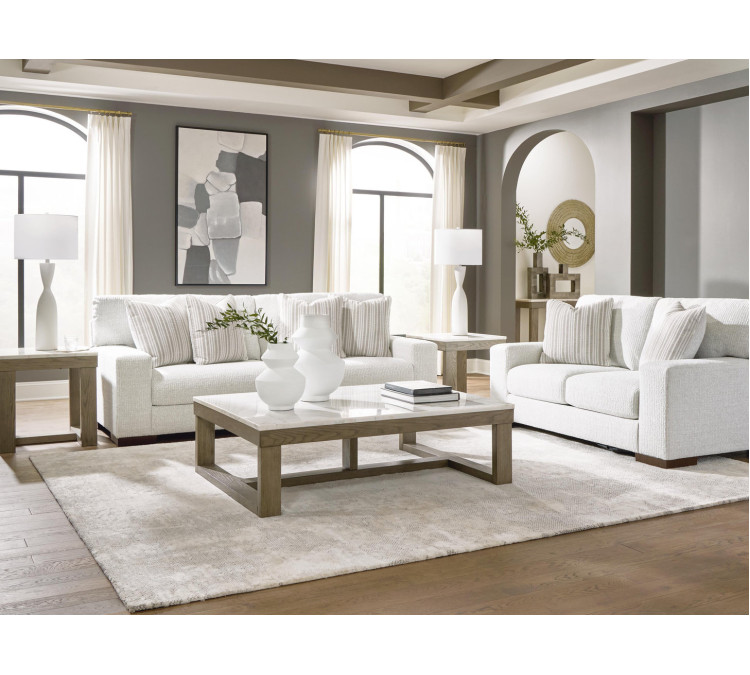 Hartside Sofa and Loveseat - Frosted