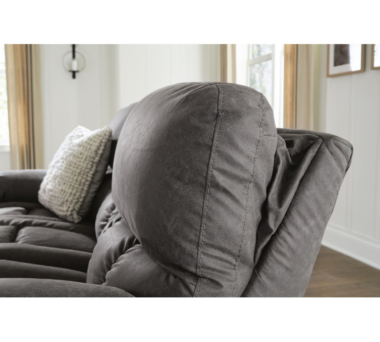 Hadrian Pike Power Reclining Loveseat with Console - Galaxy