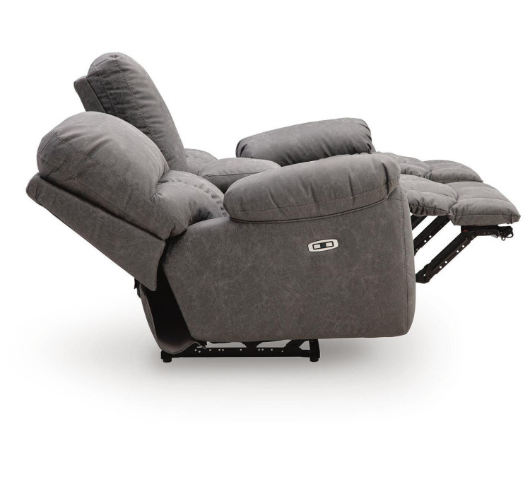 Hadrian Pike Power Reclining Loveseat with Console - Galaxy