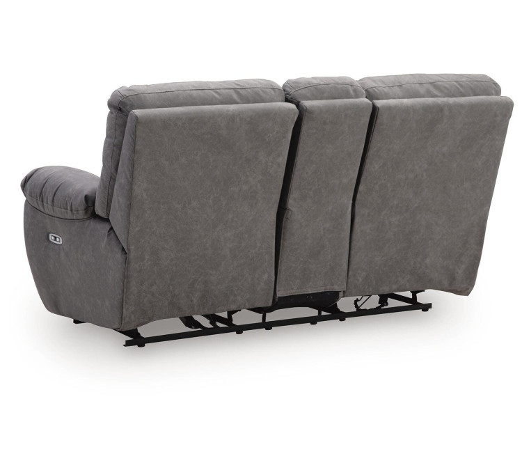 Hadrian Pike Power Reclining Loveseat with Console - Galaxy