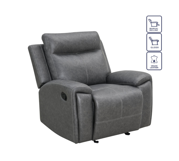 Gaston Recliner, Manual, Glider