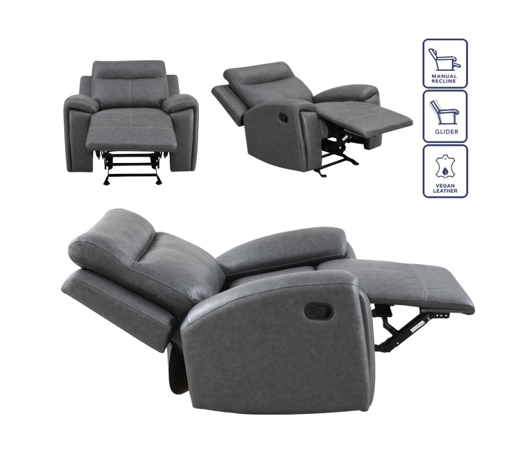 Gaston Recliner, Manual, Glider