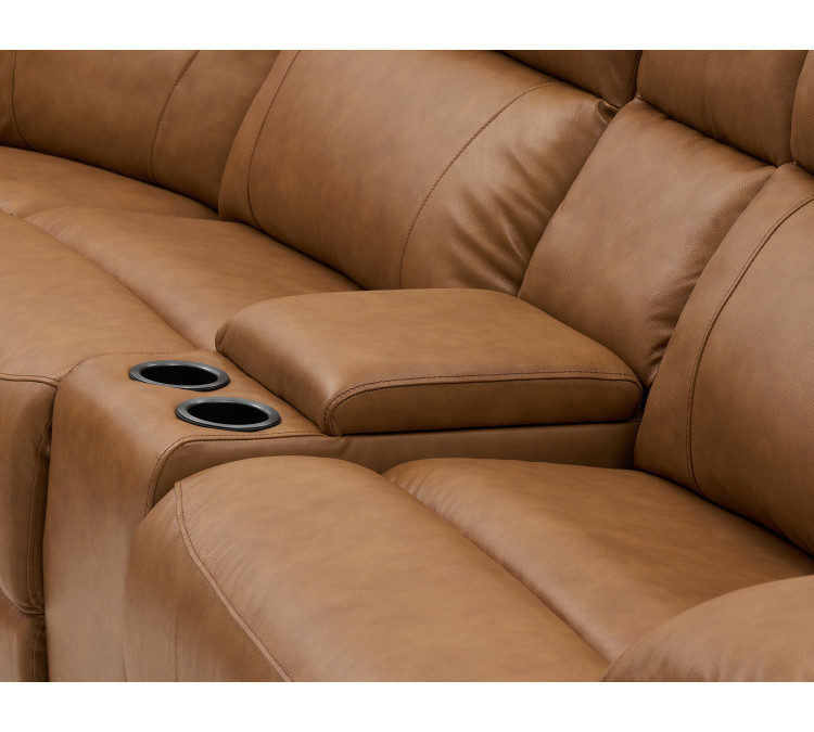 Gatlin Dual/Power Leather 6/Piece Modular Reclining Sectional