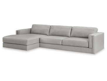 Amiata 2-Piece Sectional with Chaise - Glacier