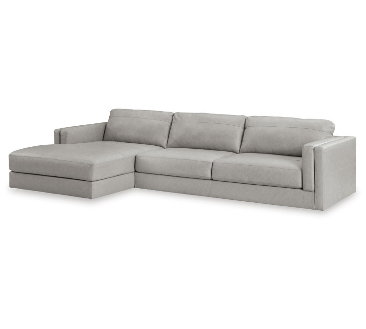 Amiata 2-Piece Sectional with Chaise - Glacier