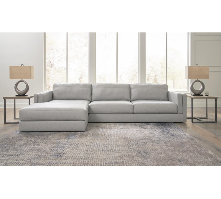 Amiata 2-Piece Sectional with Chaise - Glacier