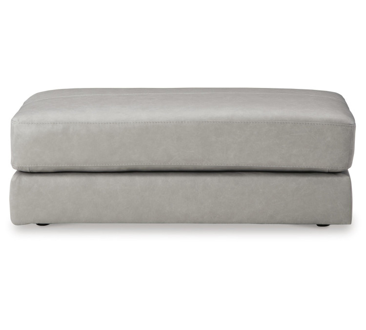 Amiata Oversized Accent Ottoman - Glacier