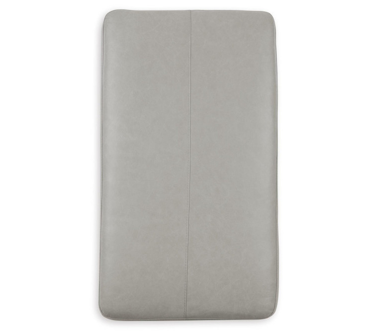 Amiata Oversized Accent Ottoman - Glacier