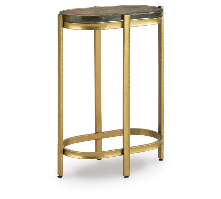 Porterville Accent Table - Gold Finish
