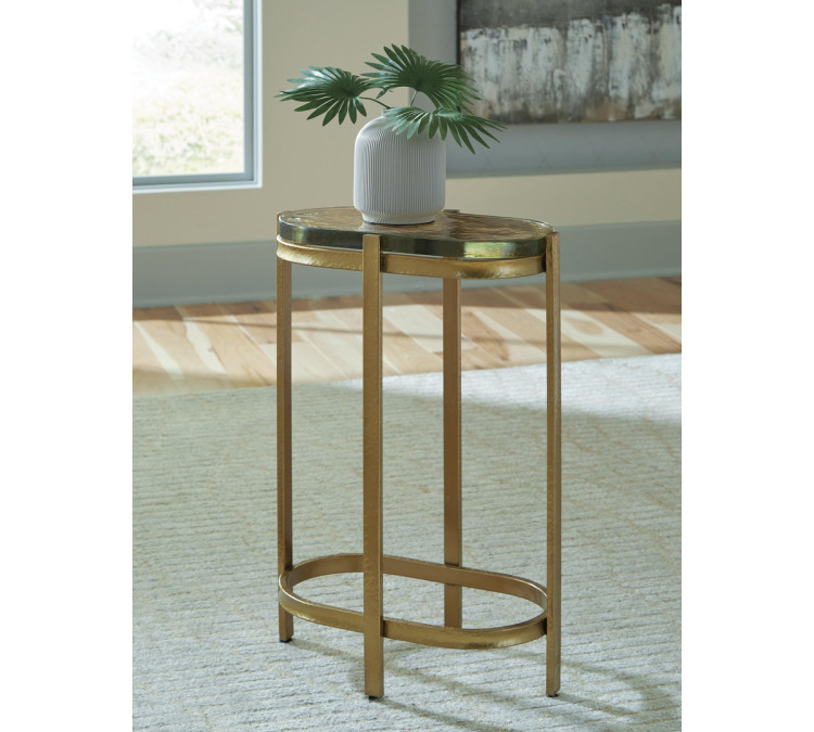 Porterville Accent Table - Gold Finish