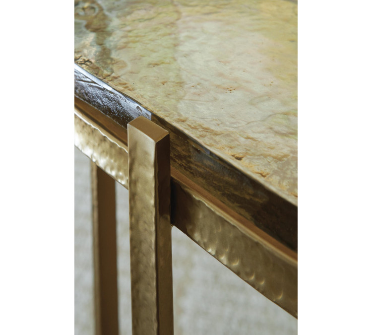 Porterville Accent Table - Gold Finish