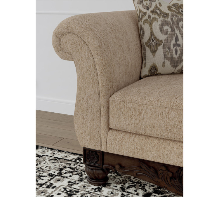 Stanmore Right-Arm Facing Corner Chaise - Golden