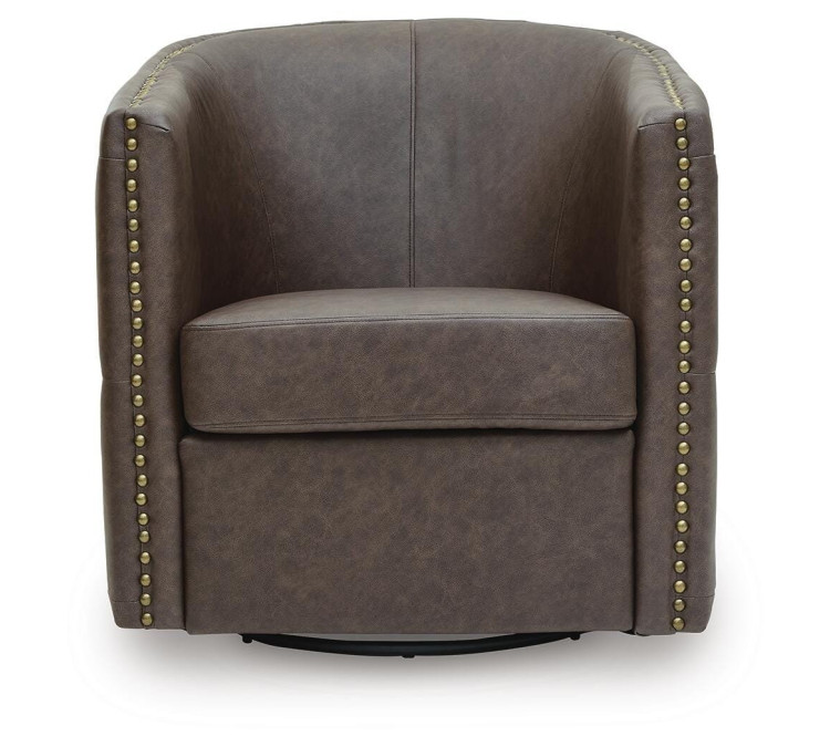 Brentlow Swivel Accent Chair - Granite