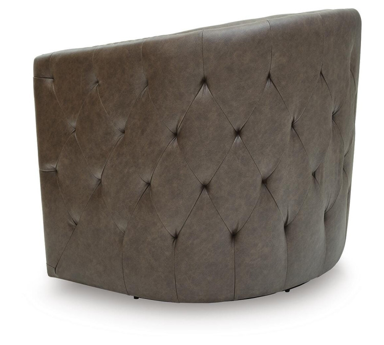 Brentlow Swivel Accent Chair - Granite