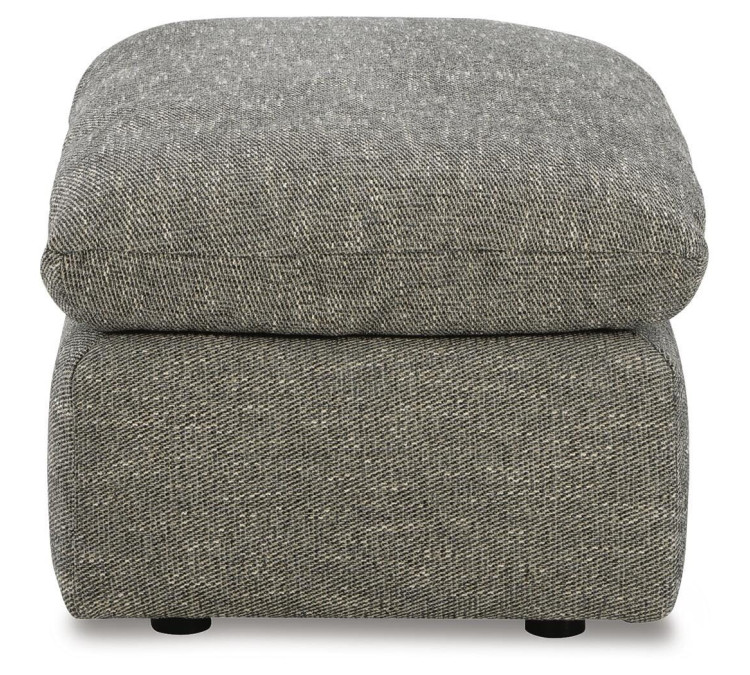 Dramatic Chair and Ottoman - Granite