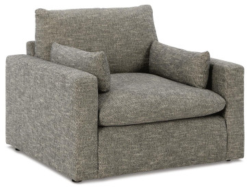 Dramatic Oversized Chair - Granite