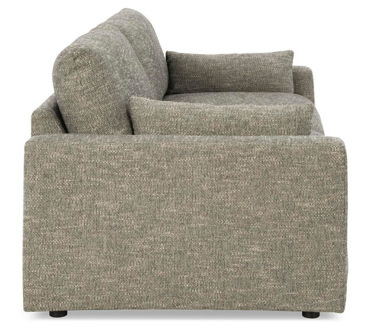 Dramatic Sofa, Loveseat, Chair and Ottoman - Granite