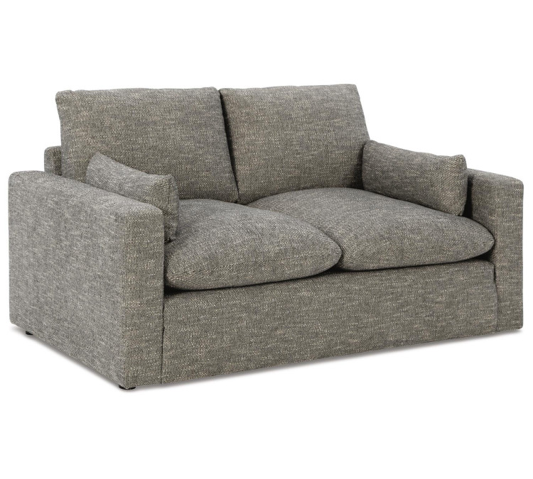 Dramatic Sofa, Loveseat, Chair and Ottoman - Granite