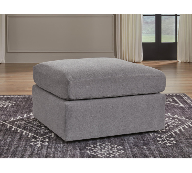 Modmax Oversized Accent Ottoman - Granite