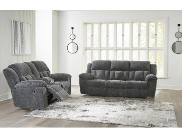 Frohn Sofa and Loveseat - Graphite