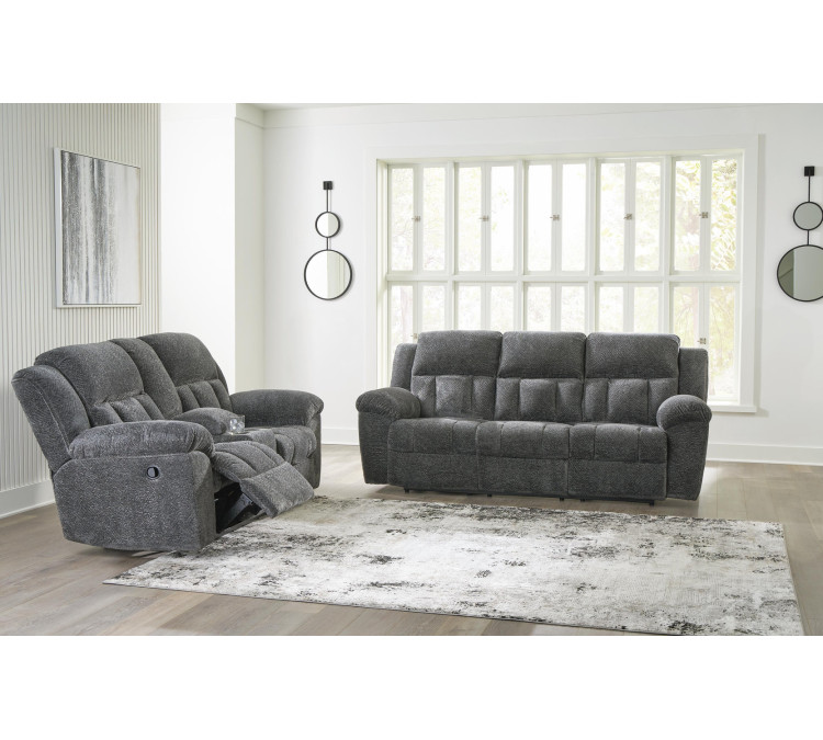 Frohn Sofa and Loveseat - Graphite