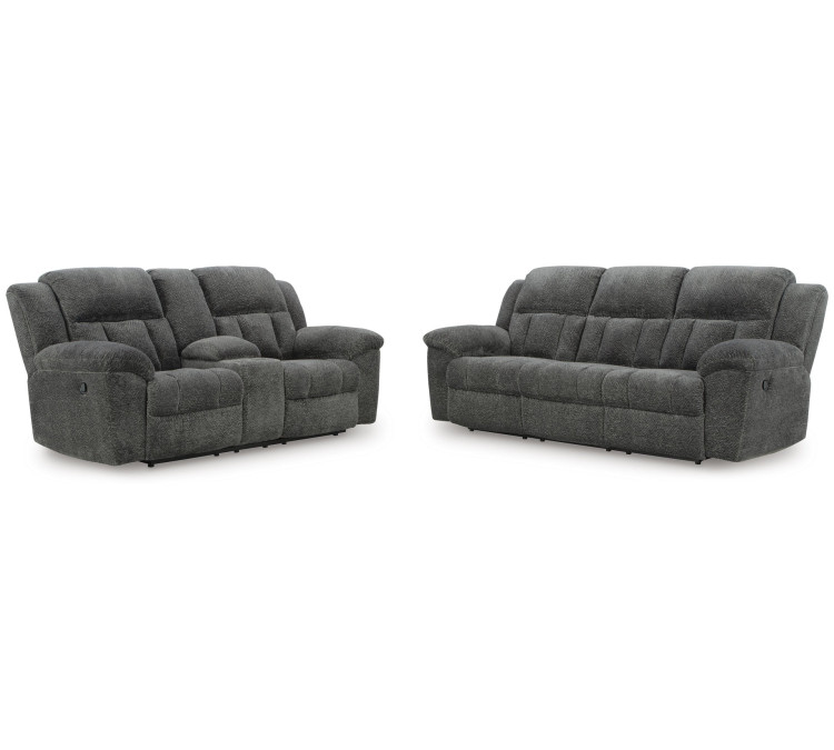 Frohn Sofa and Loveseat - Graphite