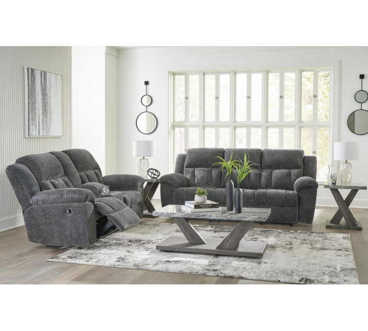 Frohn Sofa and Loveseat - Graphite