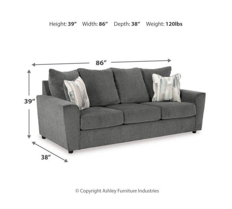 Stairatt Sofa - Gravel